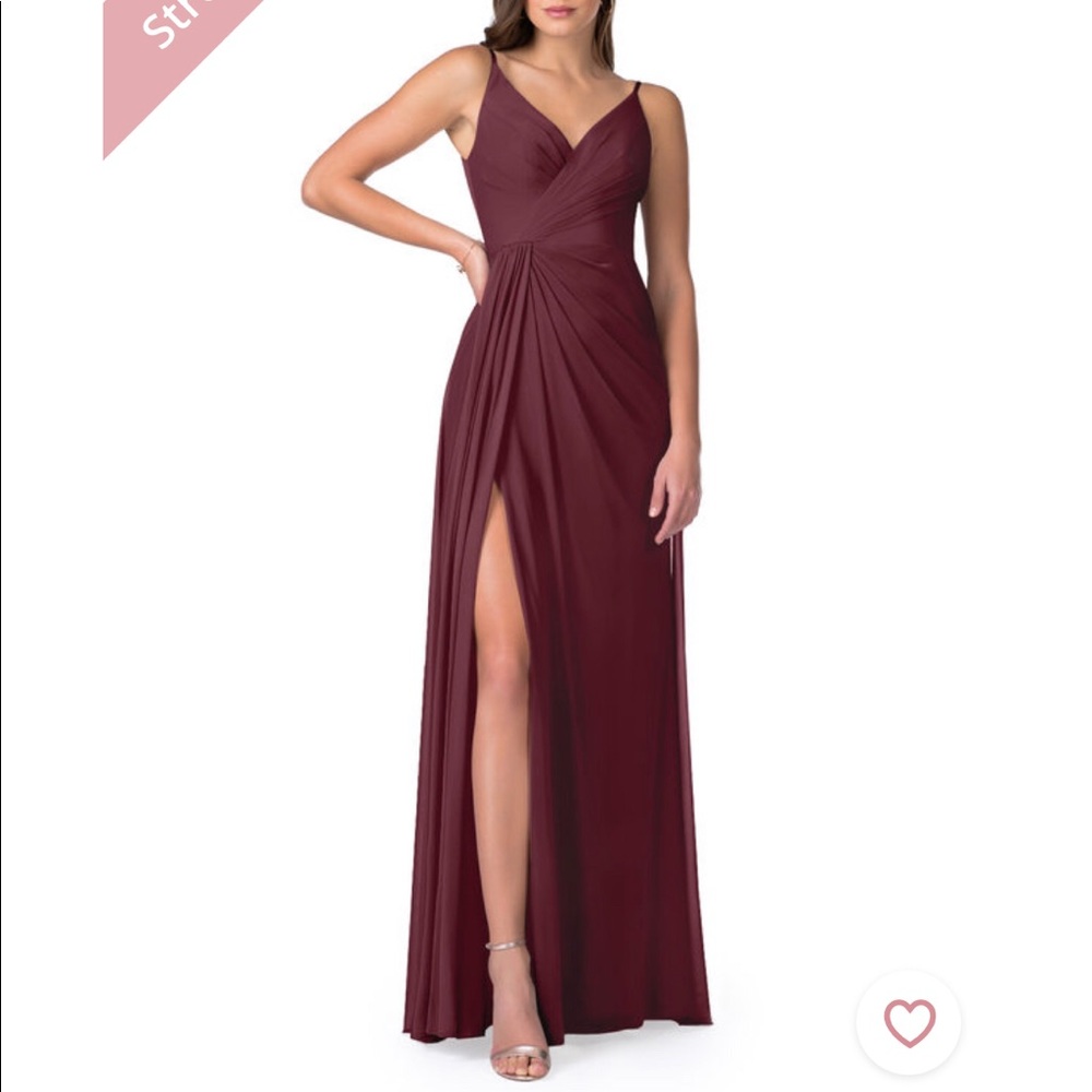 Azazie Evalin Cabernet Size 14 Gown